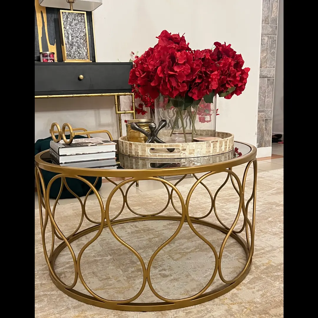 Cofee Table Brass 00545